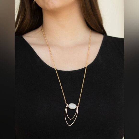 Paparazzi Quarry Quest Necklace and Earring Jewelry Set - Picture 2 of 4